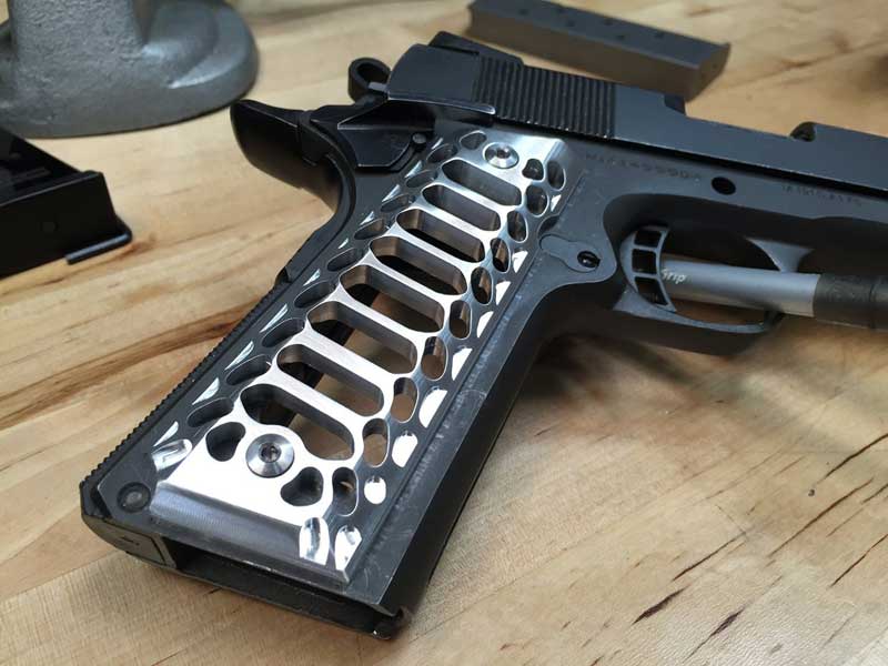 1911 Aluminium Skeleton Grips Armory Blog 2745